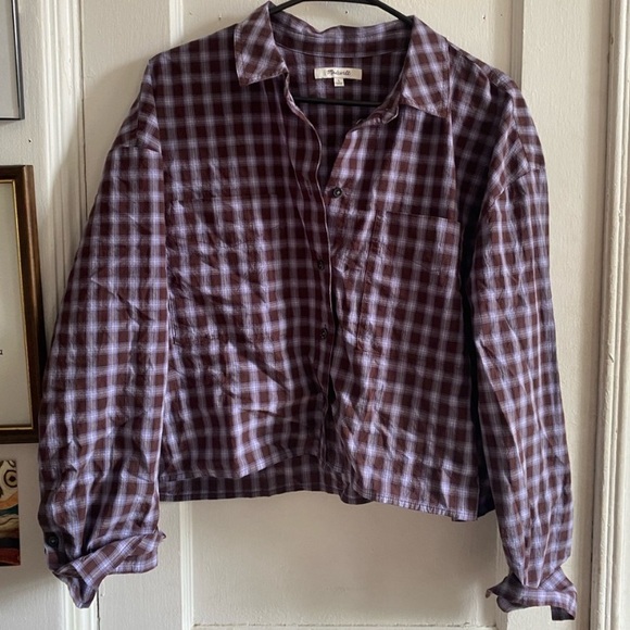 Madewell poplin crop top - Picture 4 of 5